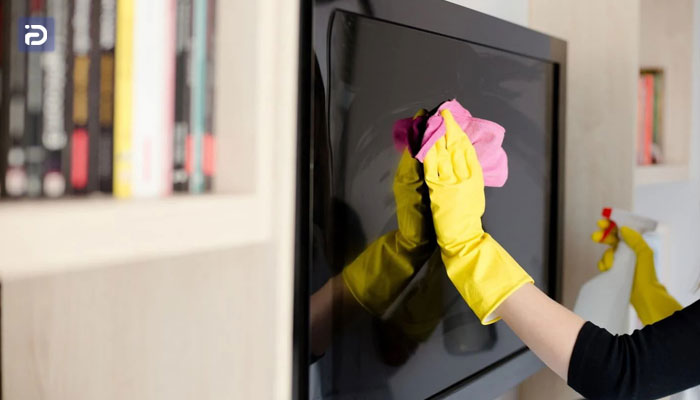 چگونه شیشه تلویزیون ال ای دی را تمیز کنیم