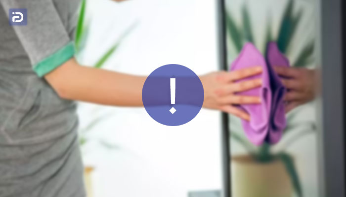 نکات مهم برای پاک کردن شیشه تلویزیون