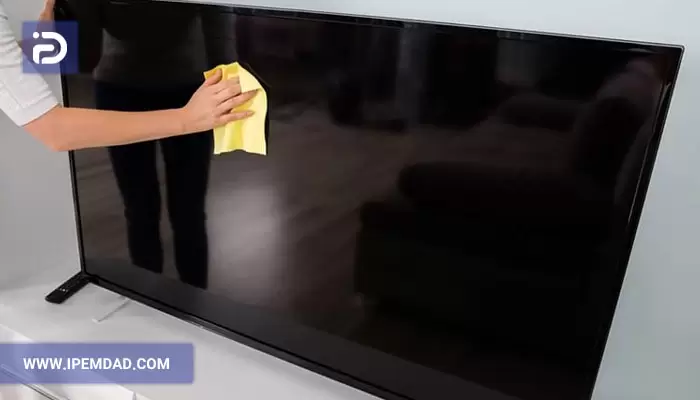 نحوه تمیز کردن صفحه تلویزیون