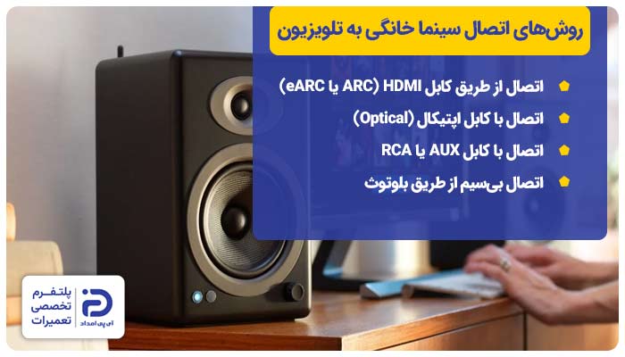 آیا سینما خانگی به تلویزیون وصل می شود؟