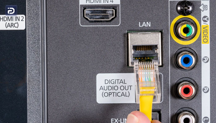 اتصال تلویزیون به اینترنت از طریق کابل Ethernet