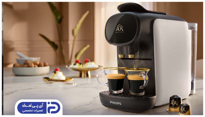 طرز استفاده از اسپرسوساز فیلیپس