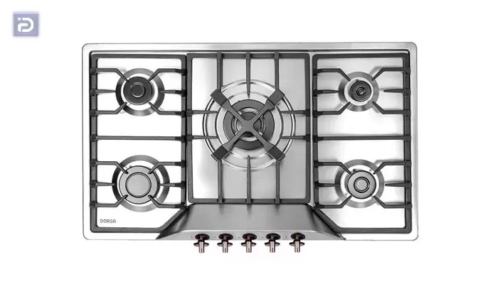 بررسی کیفیت اجاق گاز توکار درسا مدل anil5