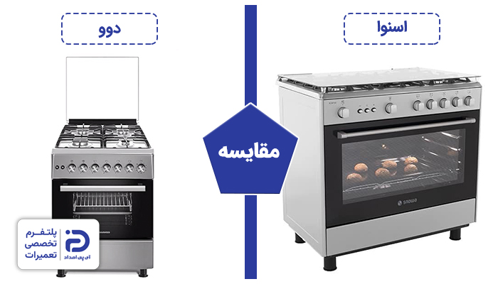 مقایسه گاز اسنوا با دوو