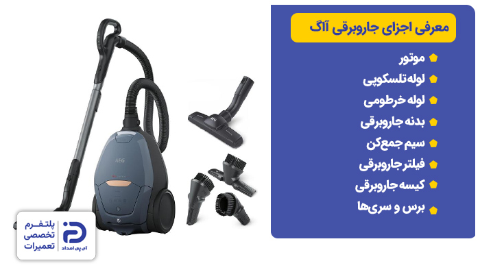 اجزای جاروبرقی آاگ