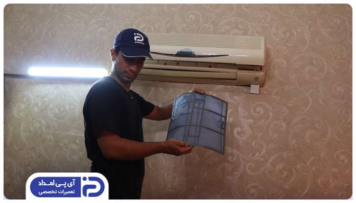 تمیز کردن فیلترهای کولر گازی