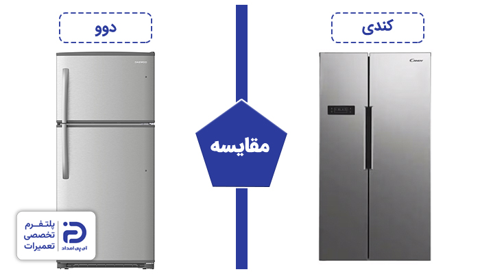 مقایسه یخچال کندی و دوو