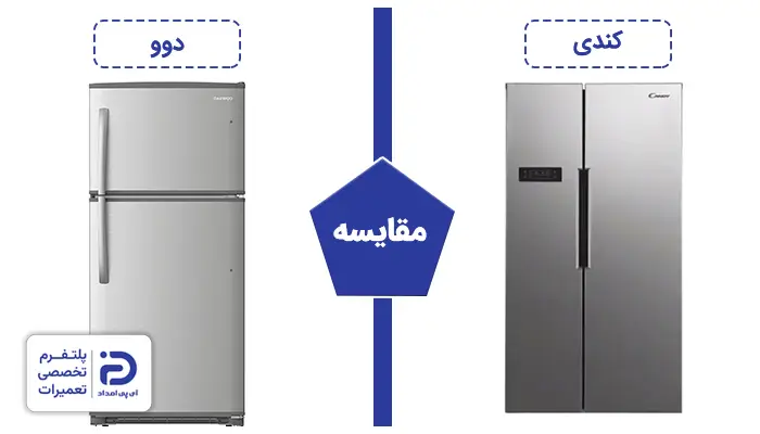 مقایسه یخچال کندی و دوو