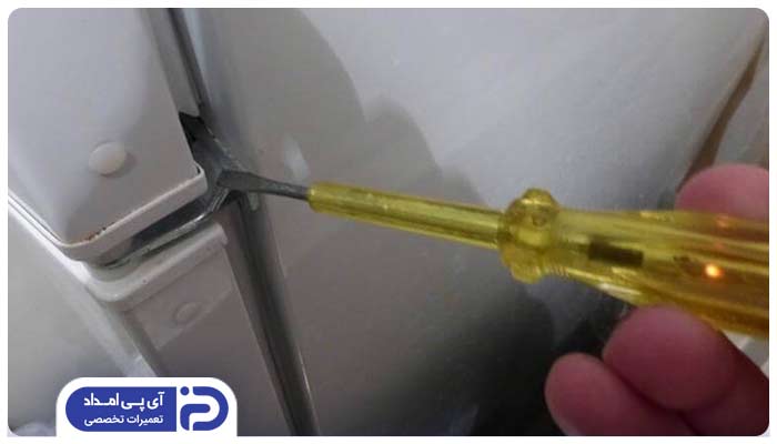 رفع برق گرفتگی بدنه یخچال