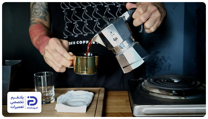 طرز تهیه اسپرسو با موکاپات