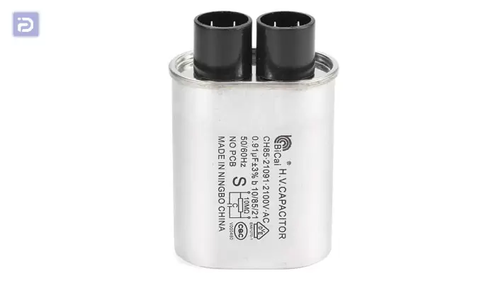 معیوب شدن خازن یکی از علل سوختن فیوز ماکروفر