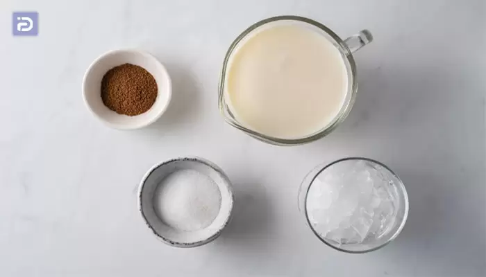 مواد اولیه تهیه آیس کافی