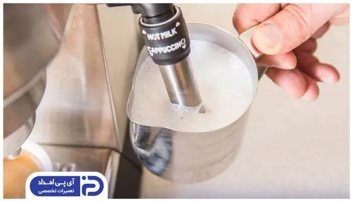 تهیه کاپوچینو با اسپرسوساز