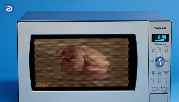 دلیل خشک شدن مرغ در مایکروویو