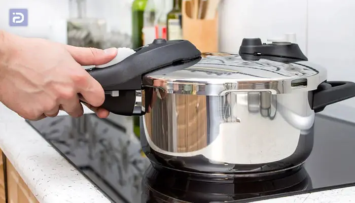 طریقه بستن درب زودپز دسته دار و ساده