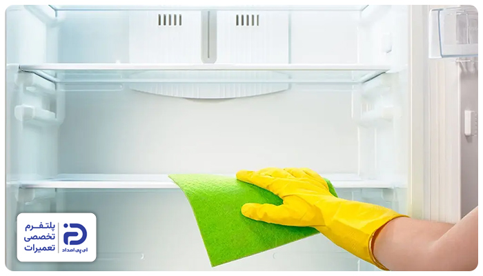 نحوه تمیز کردن یخچال باکنشت