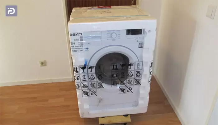 نحوه بسته بندی ماشین لباسشویی