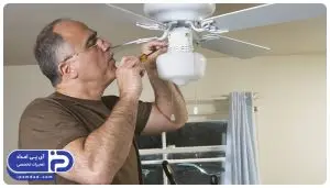 علت نچرخیدن پره های پنکه