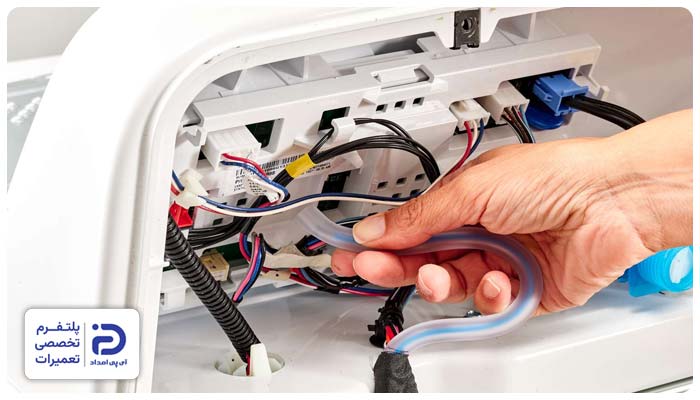 فرسودگی یا خرابی اتصالات علت برق داشتن لباسشویی