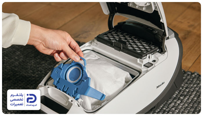 بررسی نحوه تعویض پاکت جاروبرقی ال جی