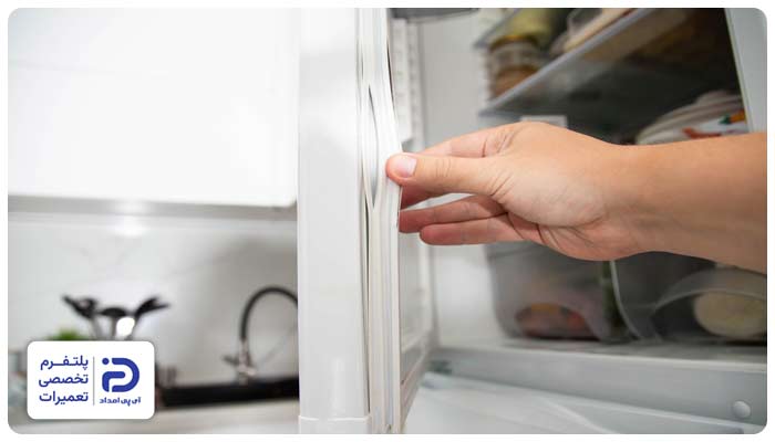 تعویض لاستیک درب یخچال فروزان