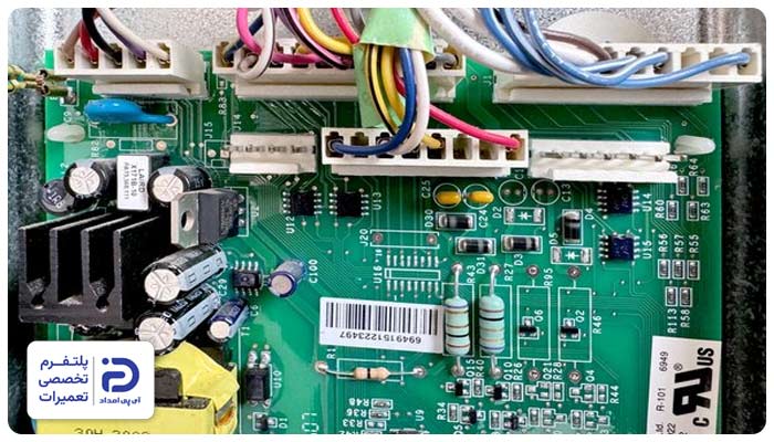 تعمیر برد یخچال ایکس ویژن