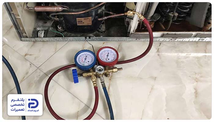 شارژ گاز یخچال ایکس ویژن
