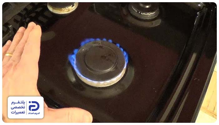 کم بودن شعله اجاق گاز داتیس