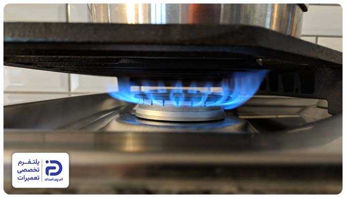 یکدست نبودن شعله اجاق گاز داتیس