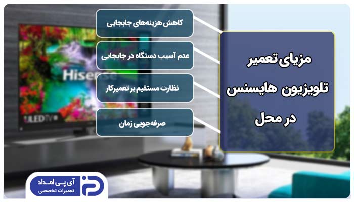 مزایای خدمات تلویزیون هایسنس در محل