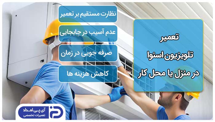 تعمیر تلویزیون اسنوا در منزل یا محل کار