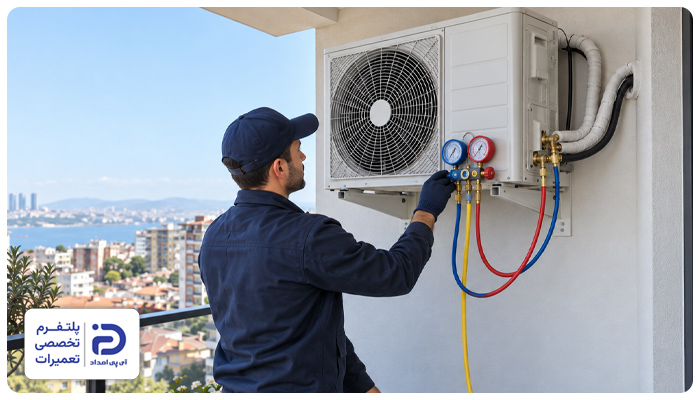 وکیوم کردن کولرگازی آرچلیک
