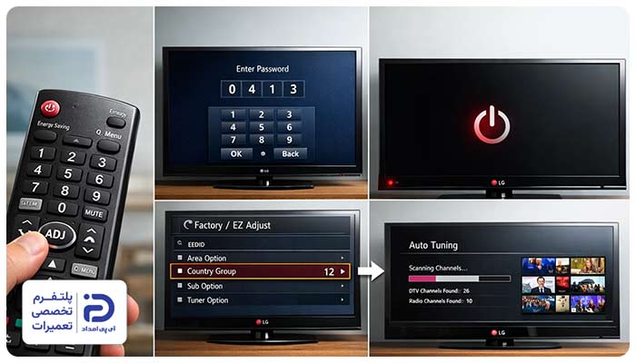 فعال‌سازی گیرنده دیجیتال تلویزیون ال‌جی