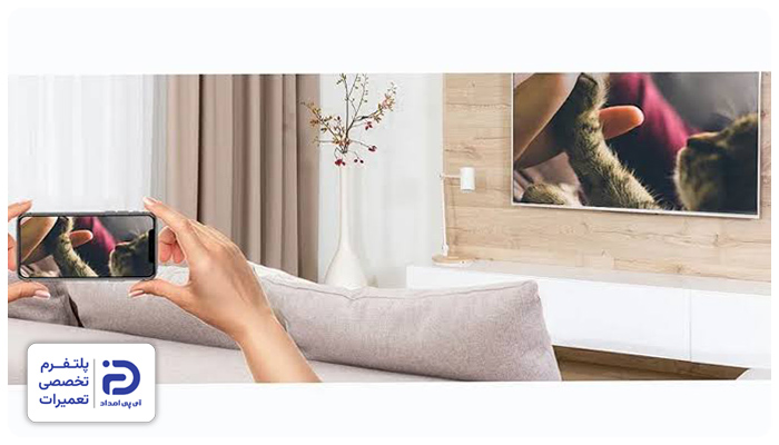 نحوه اتصال تلفن همراه به تلویزیون اسنوا