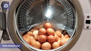 چالش تخم مرغ در لباسشویی