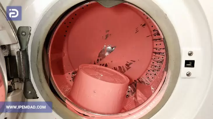 ویدیو چالش سطل رنگ و لباسشویی