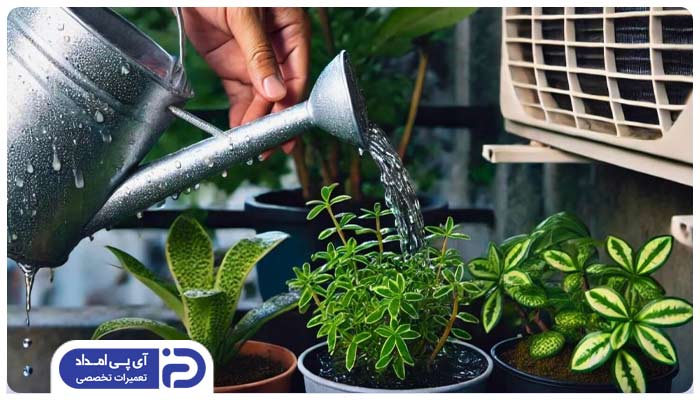 آیا آب کولر گازی برای گل مناسب است؟