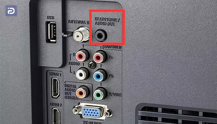 جک 3.5 میلی‌متری (Headphone Jack) تلویزیون