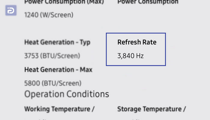 از کجا بفهمیم رفرش ریت تلویزیون چند است؟