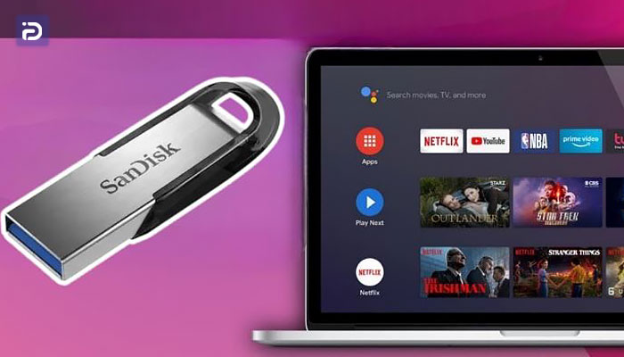 نصب برنامه روی تلویزیون از طریق فلش مموری