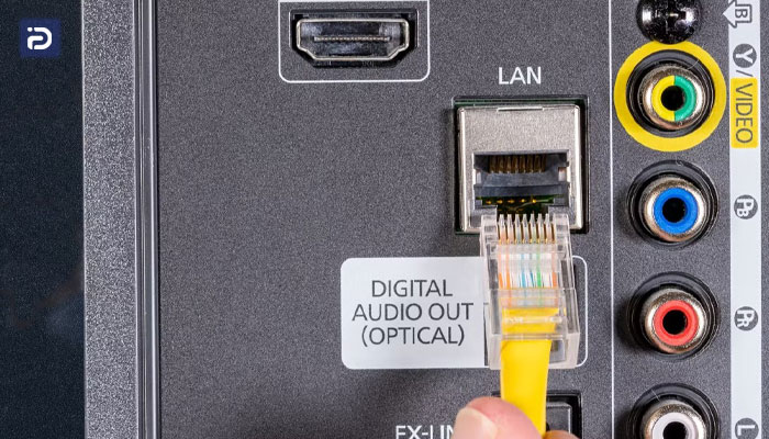 پورت LAN یا Ethernet تلویزیون