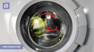 ویدیو چالش هندوانه در ماشین لباسشویی