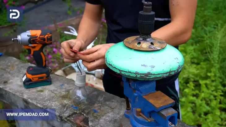 ویدیو تبدیل پنکه سقفی به ژنراتور برق