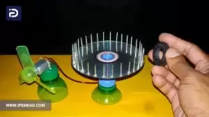ویدیو ساخت موتور برق با CD