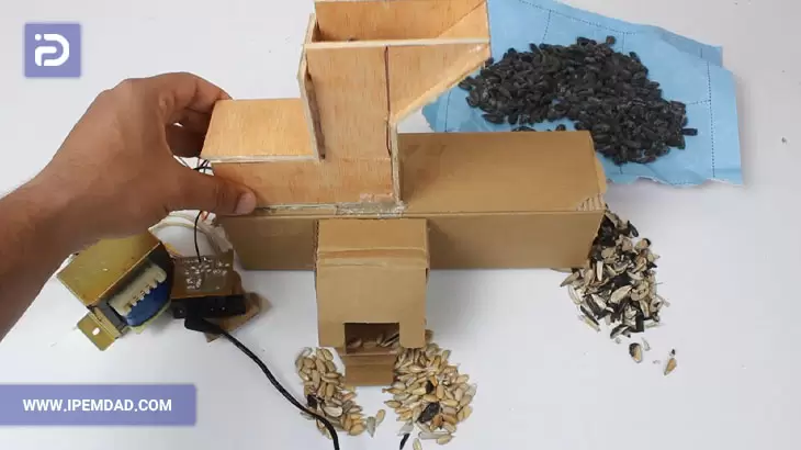 ویدیو ساخت دستگاه پوست کن تخمه