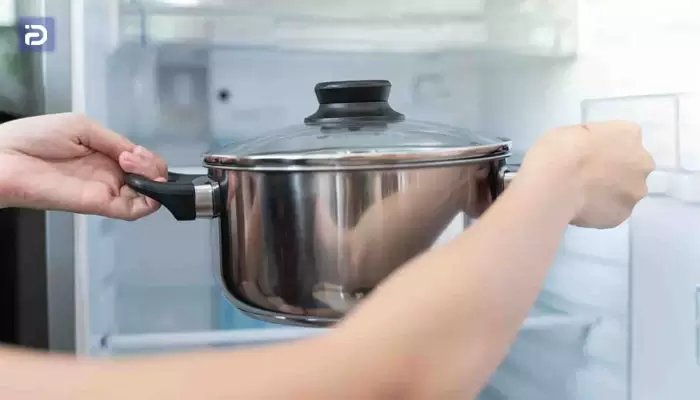 مواد غذایی داغ را در یخچال نگذارید