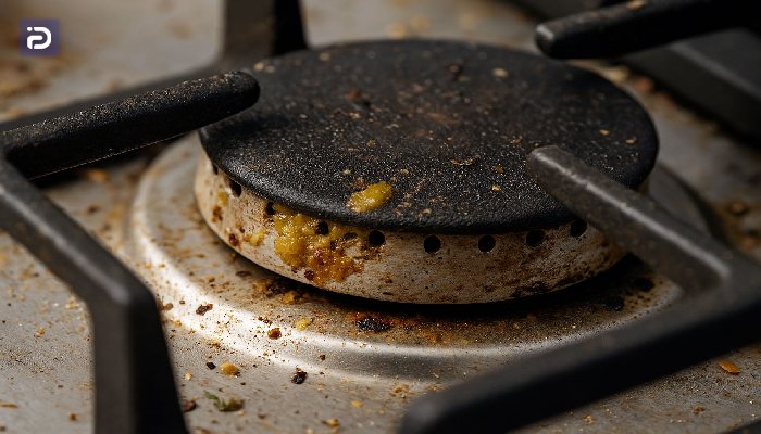 رفع گرفتگی شعله اجاق گاز