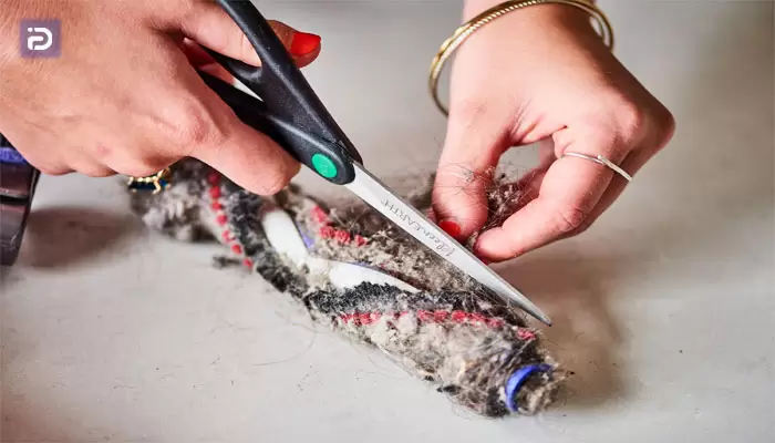 تمیز کردن فرچه جارو شارژی