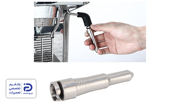 خراب شدن دستگیره نازل بخار اسپرسوساز؛ علت خرابی نازل