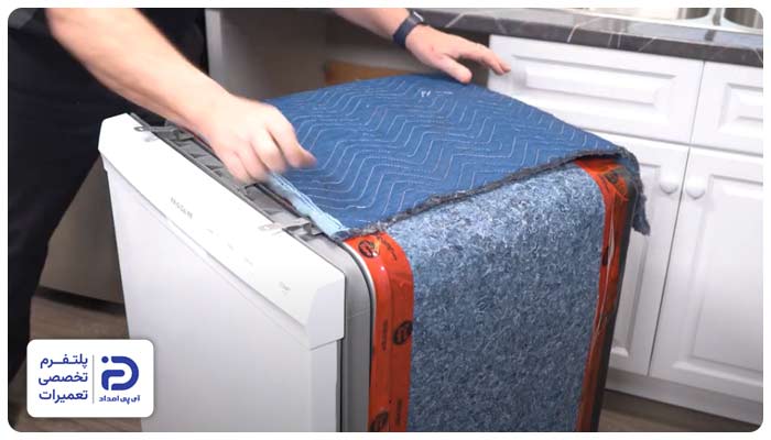 نحوه نصب نوار صداگیر ماشین ظرفشویی